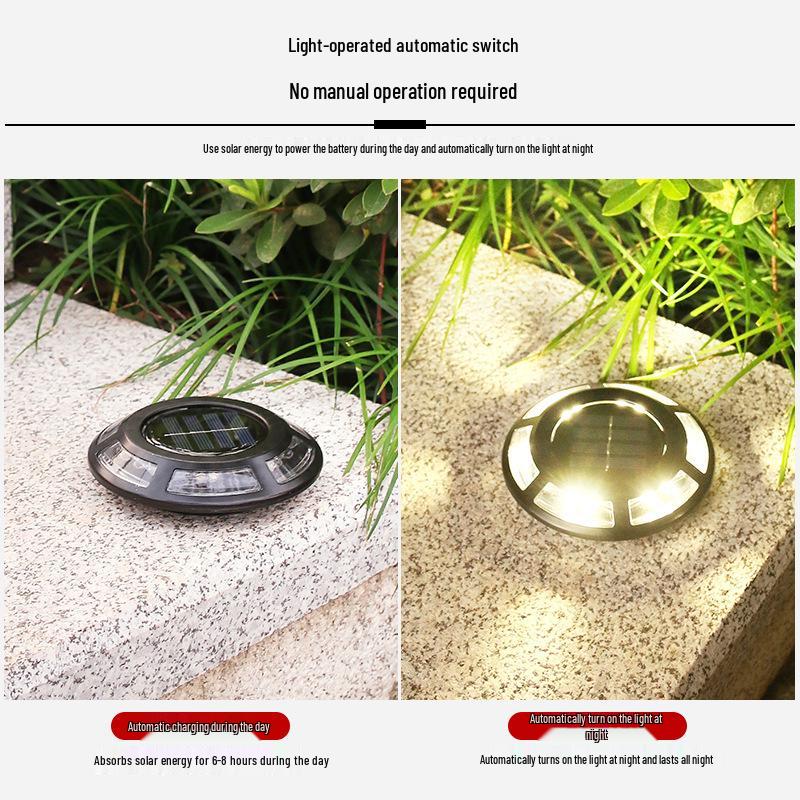 Dual-Use Solar LED Stainless Steel Path & Wall Garden Light