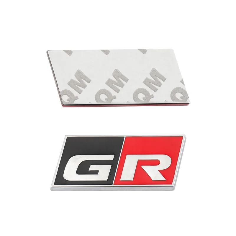 VTSJ3 Car Trunk Emblem Body Side Sticker for Toyota GR Sport Camry Corolla Yaris Rav4 Chr Auris Avensis Reiz Exterior Accessories