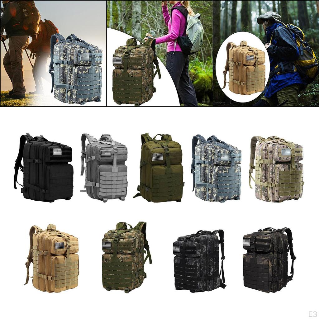 Wanderrucksack 50L Reise für Männer Mehrzweck Großer Outdoor Tagesrucksack Camping Rucksack