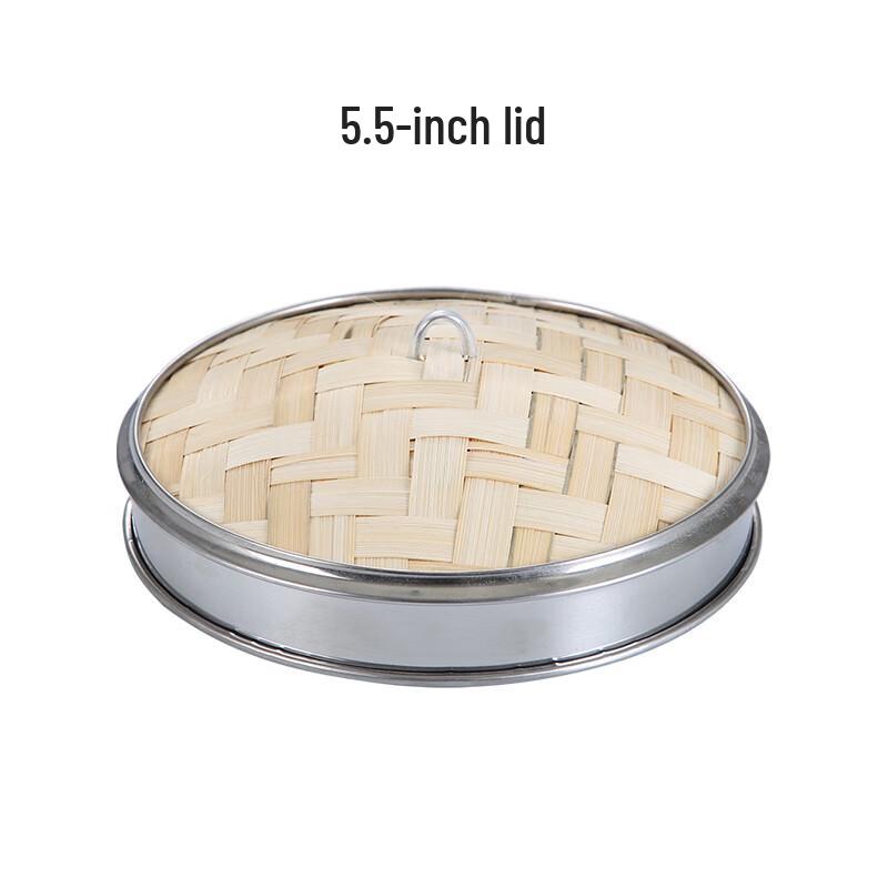 

Zhaoran Commercial Bamboo Steamer Basket with Stainless Steel Edge