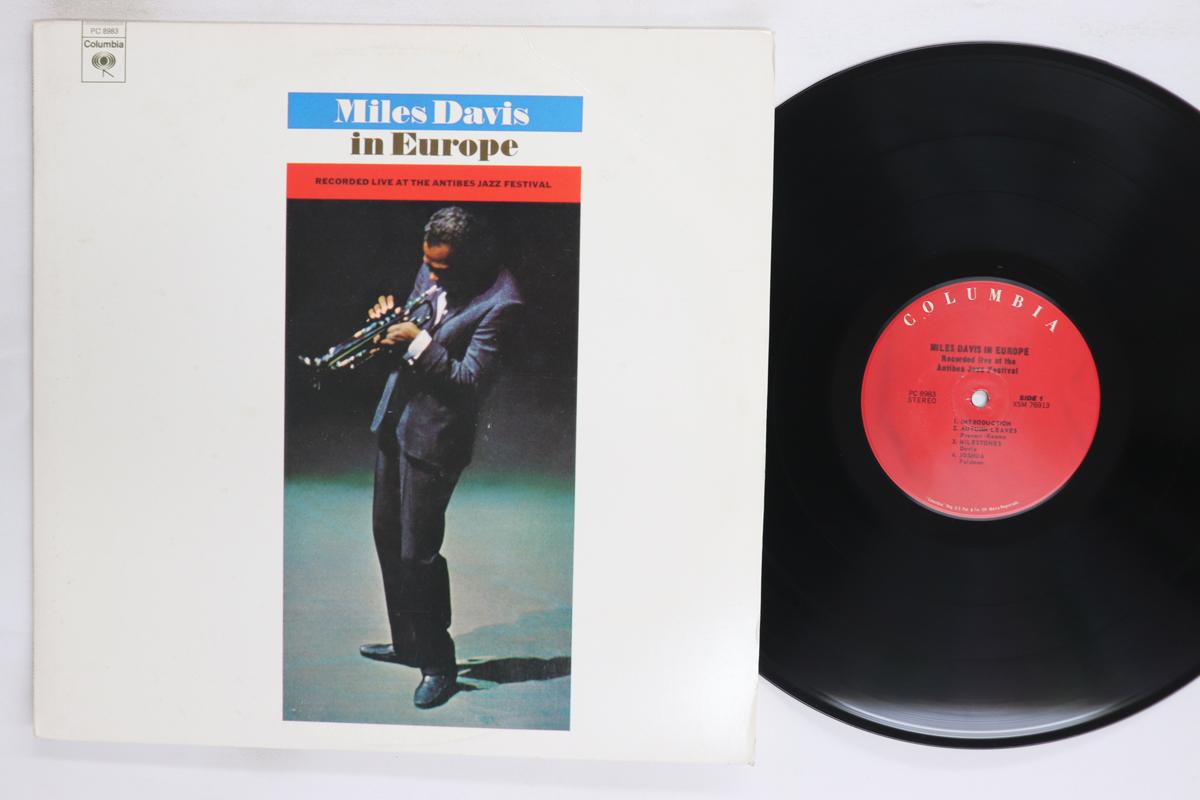 

LP Record MILES DAVIS Miles Davis In Europe PC8983 COLUMBIA US Jazz Used