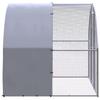 Vidaxl Outdoor Chicken Coop, 3X2X2 M, Galvanized Steel