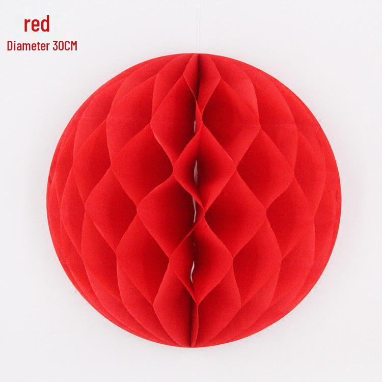 Honeycomb Paper Ball Garland: Perfect for Birthdays, Weddings, Room Decor, and Events