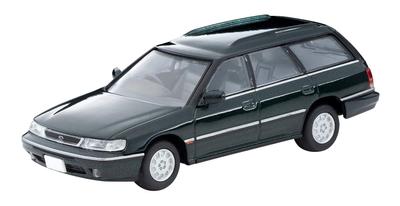 Tomytec Tomica Limited Vintage Neo Maßstab Subaru Legacy Touring Wagon Brighton 220 Grün 1/64 LV-N231b (Fertiges Modell)