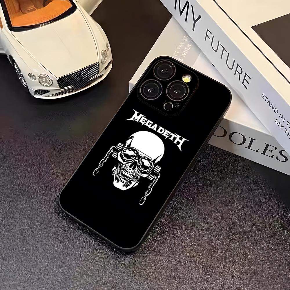 Rock Band M-Megadeth Phone Case For 16 Pro Max Iphone 17 Pro Max 14 15 Plus 12 13 11 Pro Xr X Xs SE Back Cover