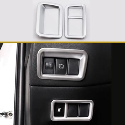 My Good Car Fog Lights Switch Cover Tank Button Trim Headlight Switch Circle Sticker for Toyota C-HR CHR 2016- Accessories
