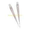 F26C Compact Taper Gage 0-15mm Stainless Steel Taper Welding Gauge Inch & Metric Feeler for Gap Hole Measure Tool La Ser Scal