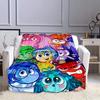 1pc Inside Out Printing Flannel Blanket for All Season, Unisex Cartoon Blanket, Office Blanket, Lunch Rest Blanket