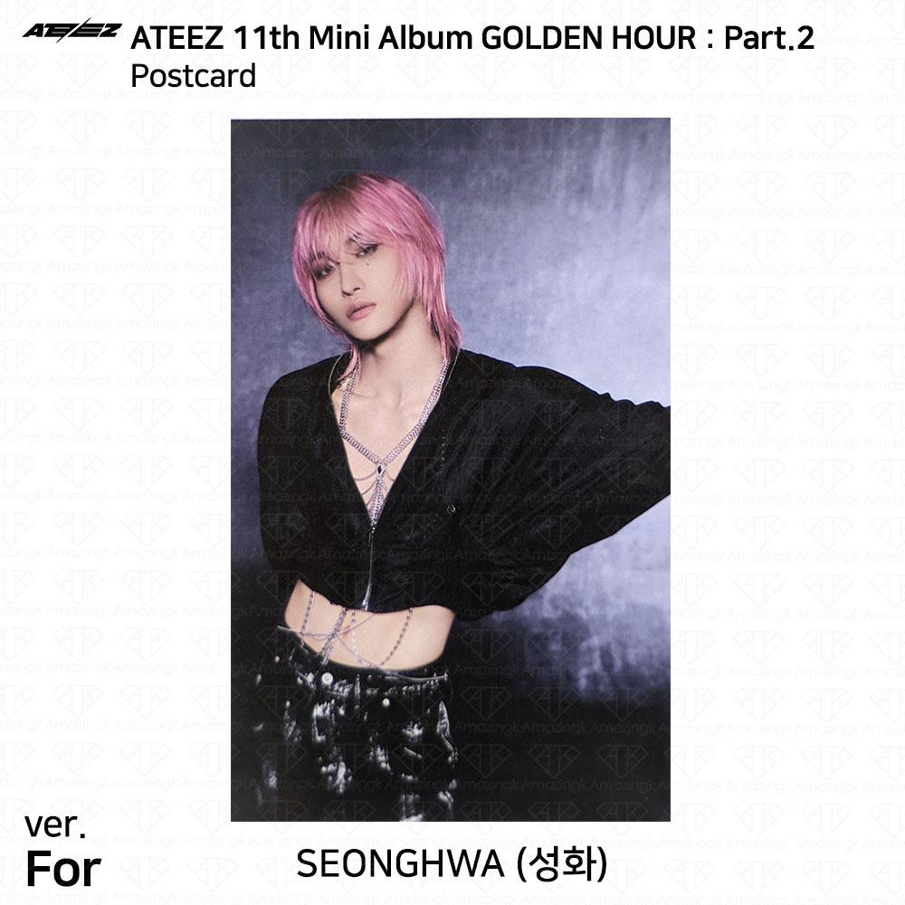 ATEEZ Cel de-al 11-lea Mini Album Ora de Aur Pt.2 Pentru Jurnal pentru Ver Photocard Carte poștală