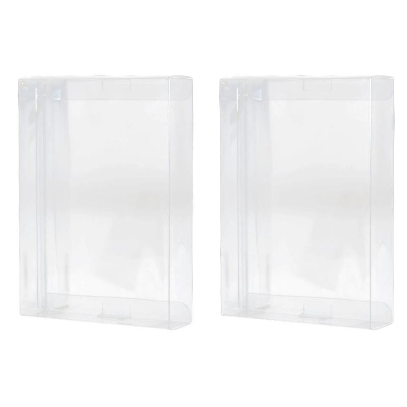 

Clear Box Case Sleeve CIB Protector for SNES/N64 Games Cartridge Box 1