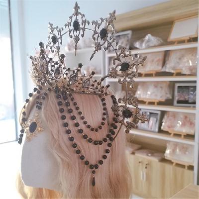 Luxurious Tiaras Women Coronet Crown Queen Headpiece for Bridal Parties and Birthday Celebrations