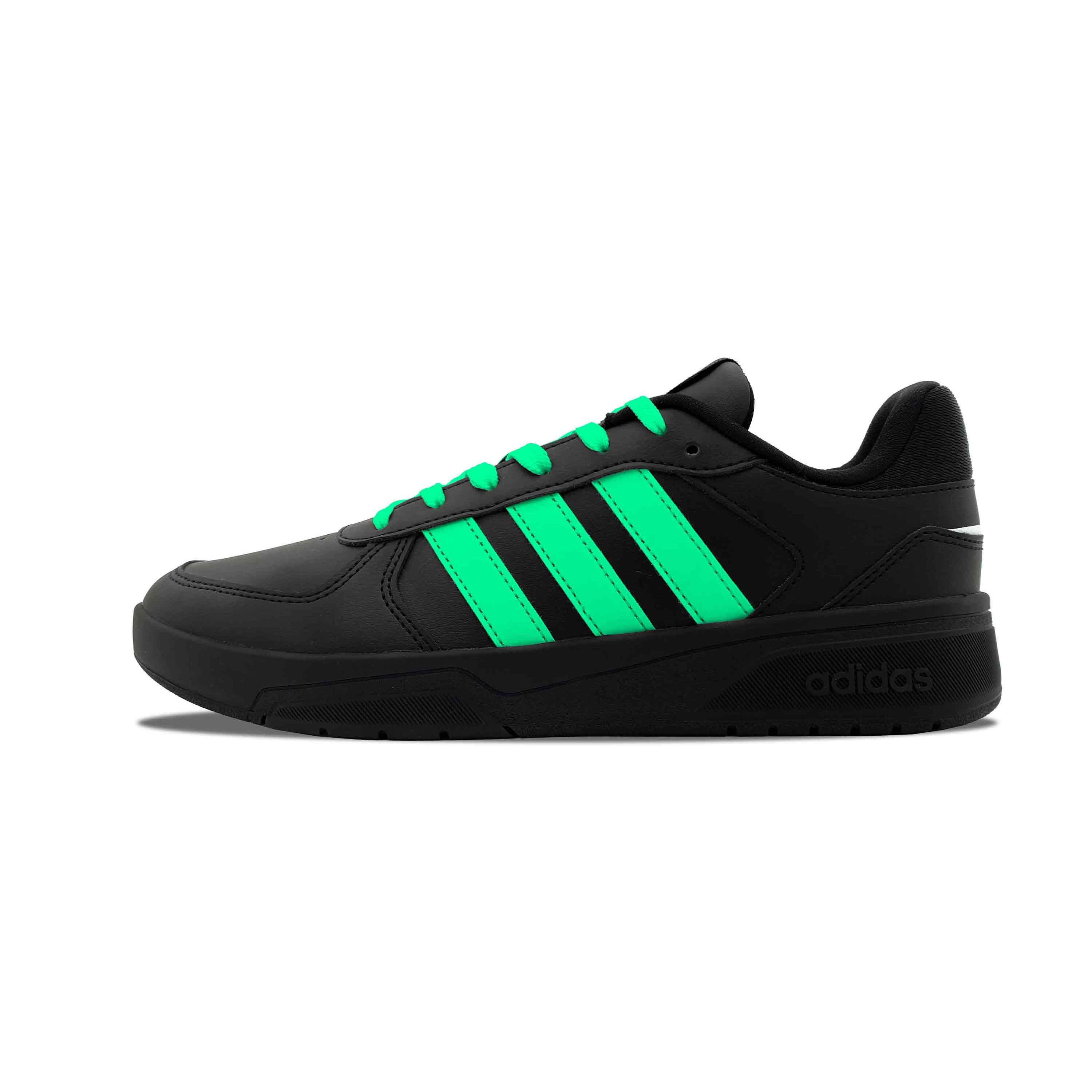 

Adidas Slip Resistant Abrasion Resistant Low top Skateboard Shoes Unisex Black Green JS3012(Team721-) 35⅔