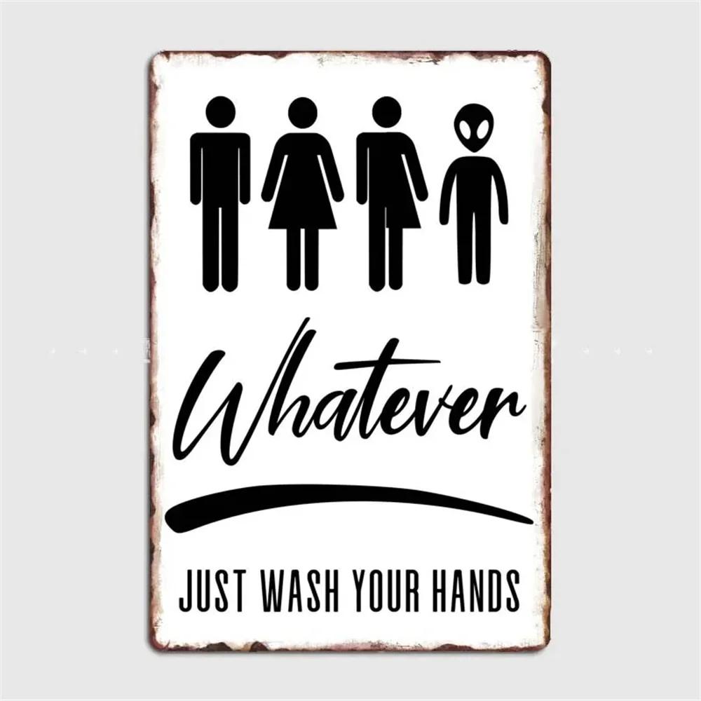 Lustiges Toilette Metallgemälde Blechschild Retro Bild Vintage Korrosion Plakette Brett Man Cave Café Bar Kino Badezimmer Wanddeko