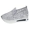 Spring & Fall Mesh Wedge Slip-on Casual Shoes