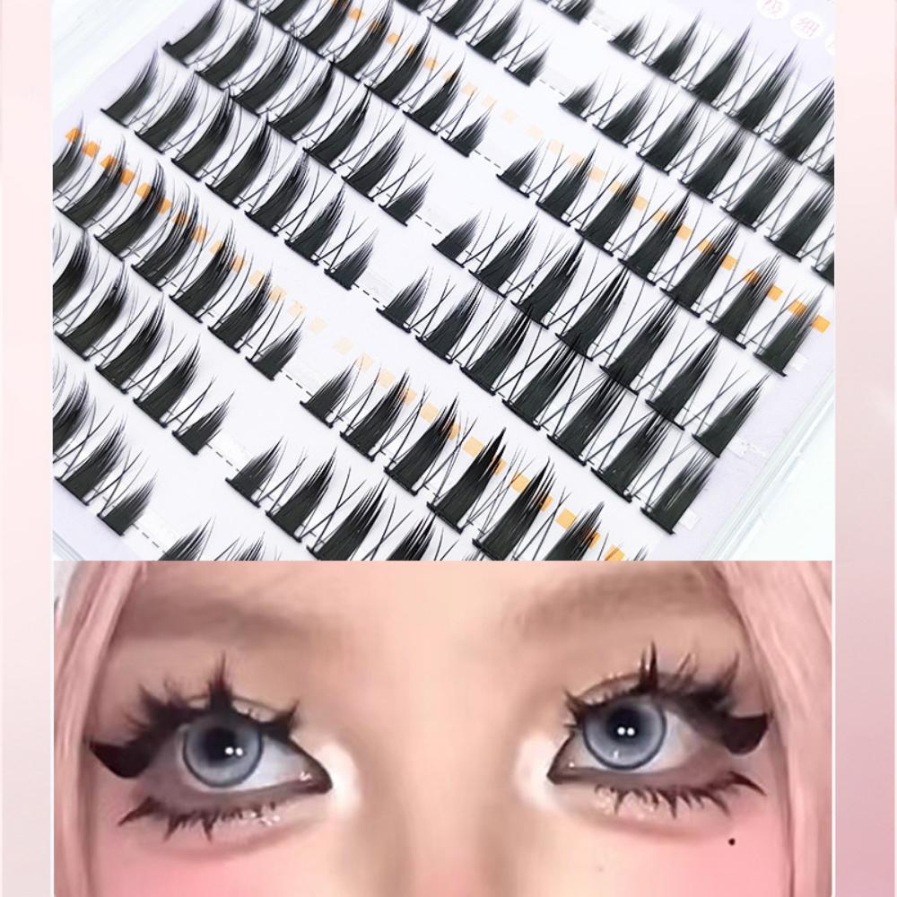 Sweetheart Devil False Eyelashes Segmented Photogenic Eyelashes with A Feeling of Vitality and Pure Desire Comics Feeling