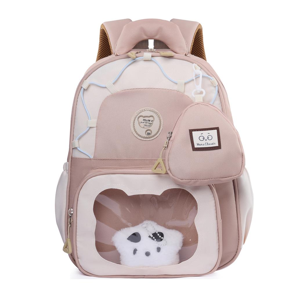 The Schoolbag Is Casual and Lightweight To Reduce the Burden. Middle and Large Class Children's Backpack Is Fashionable and Versatile. Grade 1