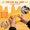 Cheese Squishy Toy Slow Rising Soft Squishy Cheese Block Squeeze Fidget Toy Stress Relief Toy for Kids Adults Desk Toy Gift