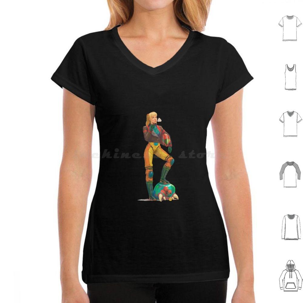 Metroid T-Shirt Herren Damen Kinder   Samus Metroid Spiel Videospiel Retro Zähes Küken Samus Aran Damen Stark Dread Weltraum-Pirat