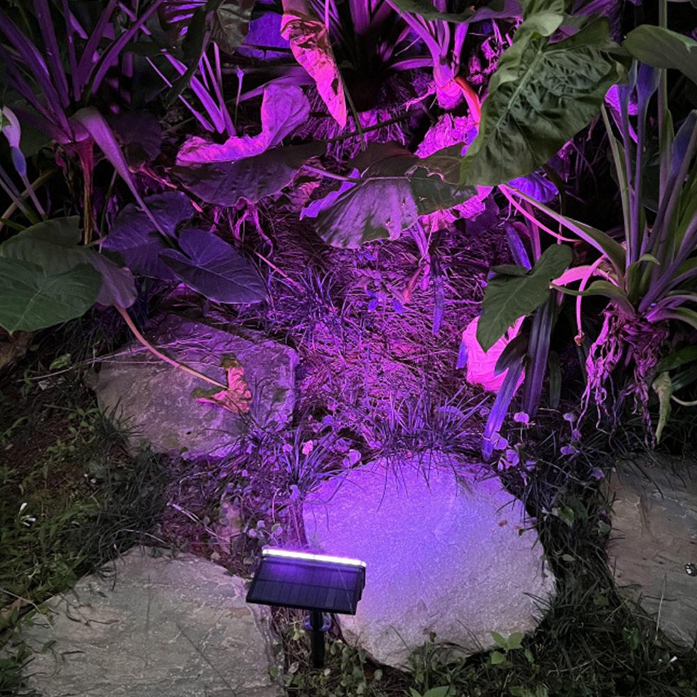 LED Ground Light Super Bright Solar Lawn Lamp 2 Lighting Modes Garden Decoration