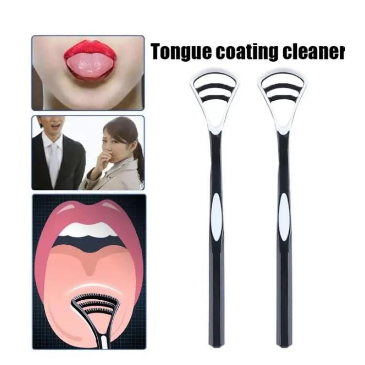 Tongue Scraper, Tongue Coating Cleaner, Eliminates Bad Breath And Thick White Tongue Coating, Oral Care Cleaning Tool