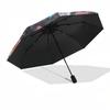 1pc Outdoor Umbrella with Anime Character Design - Automatic Opening/Closing, Portable 3-Fold Design, 8-Rib Iron Frame, Perfect Gift for Fans, Tr