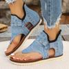Fashion Summer New Women's Beach Sandals Open Toe Flat Non-slip Shoes Outdoor Leisure Comfortable Flip Flops Large Size Ladies Shoes