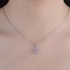 Pink Cherry Blossom Clavicle Pendant Necklace