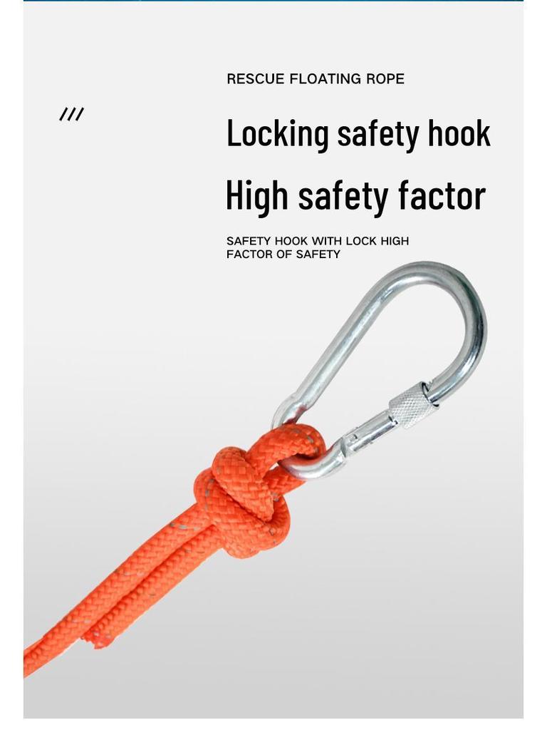 Reflective Floating Rescue Rope for Water Safety and Salvage