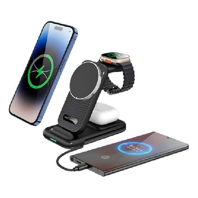 Five In One Wireless Charging Stand For Phones And Watches