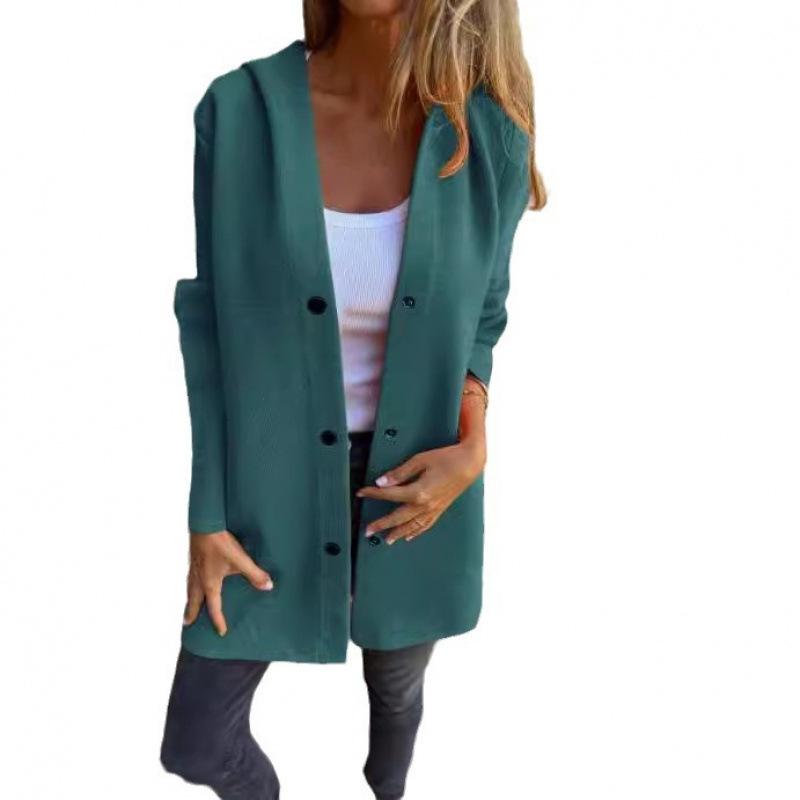 Best-selling fashion long-sleeve solid-color jackets for women