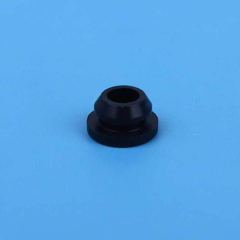 4Pcs Silicone Plug,Rubber Stopper Protective Softness Black 8Mm Buckle Hole Sealing Non-Slip Foot Mat
