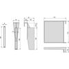 Emuca Kit d'accessoires de séparation pour intérieurs de tiroirs Vertex-Concept, largeur 900mm, Aluminium et Plastique, Gris