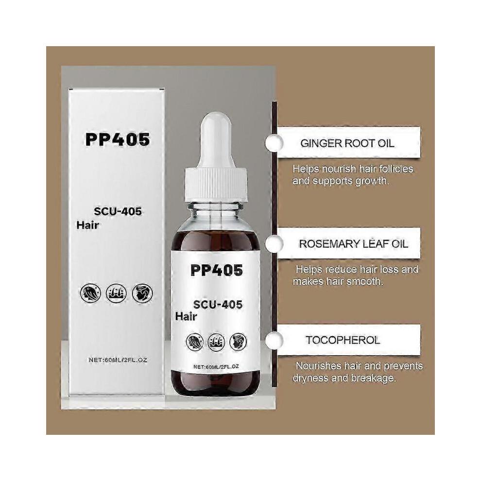 PP405 Haarpflege | Haarwachstumsöl | Gegen Haarausfall | Schnell einziehend & Nicht fettend | Haarserum Wachstum für Alle Haartypen | 60ML