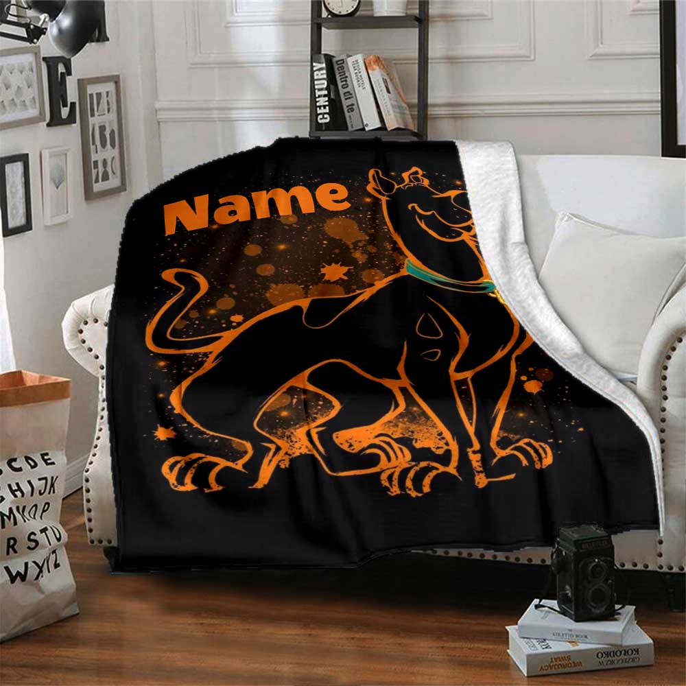Warner (5) Customize Your Name Blanket Throw Personalized Blanket Ultra-Soft Throw For Sofa Bed Livingroom Chair All-Season Use