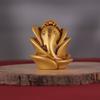 Rose Shape Ganesh Ji Idol Ganesha Ji Murti Ganesha Statue for Car Dashboard Figurine Decoration & Pooja Gifting Purpose Sculpture House Warming Statue