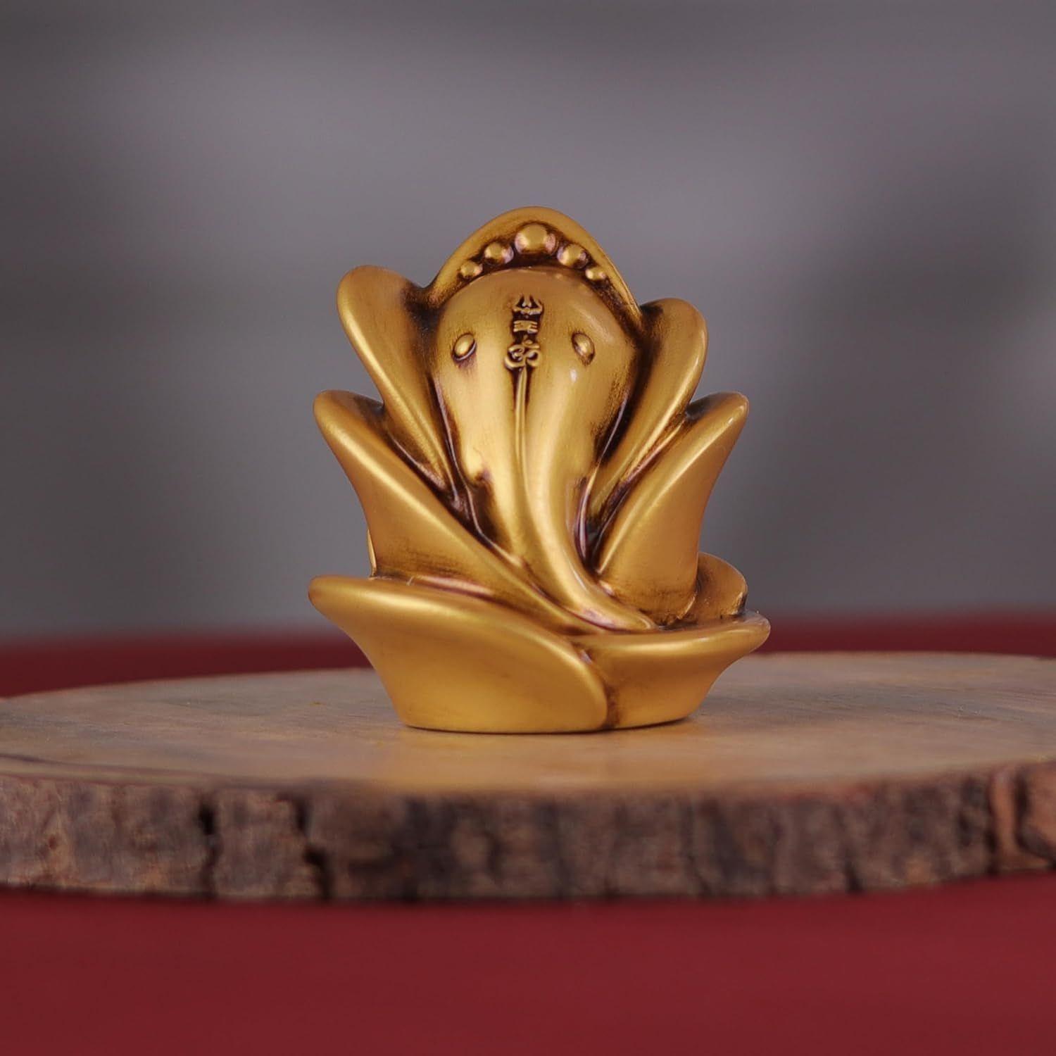 

Идол Ганеши в форме розы Мурти Ганеши Статуэтка Ганеши для приборной панели автомобиля Украшение и для Пуджи Подарок Скульптура Статуэтка для новоселья