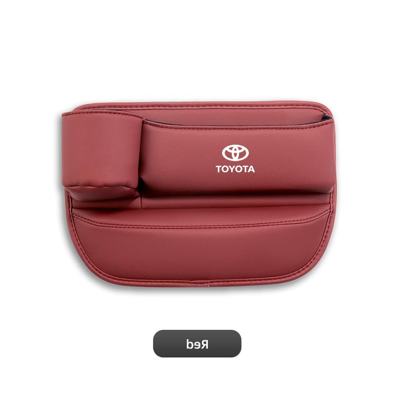 NEW PU Leather Car Seat Storage Bag Multifunctional Gap Organizer Box For Toyota Gazoo Racing Corolla Crown Yaris Chr Auris Rav4