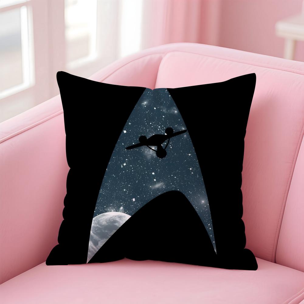S-Star T-Trek Ship Cushion Cover Home & Car Multi-Scene Pillow Cover - Reversible, Soft & Durable For Daily Use