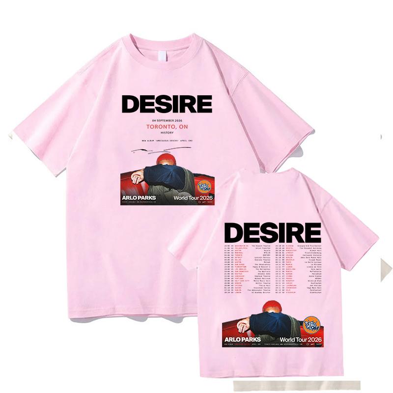 Arlo Parks Ambiguous Desire Tshirt Cute Casual Fashion Pure Cotton Fashion High Quality Comfortable Soft Femininas Clothing Top