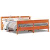VidaXL Cadre de lit sans matelas cire marron 180x200cm bois pin massif 3306920