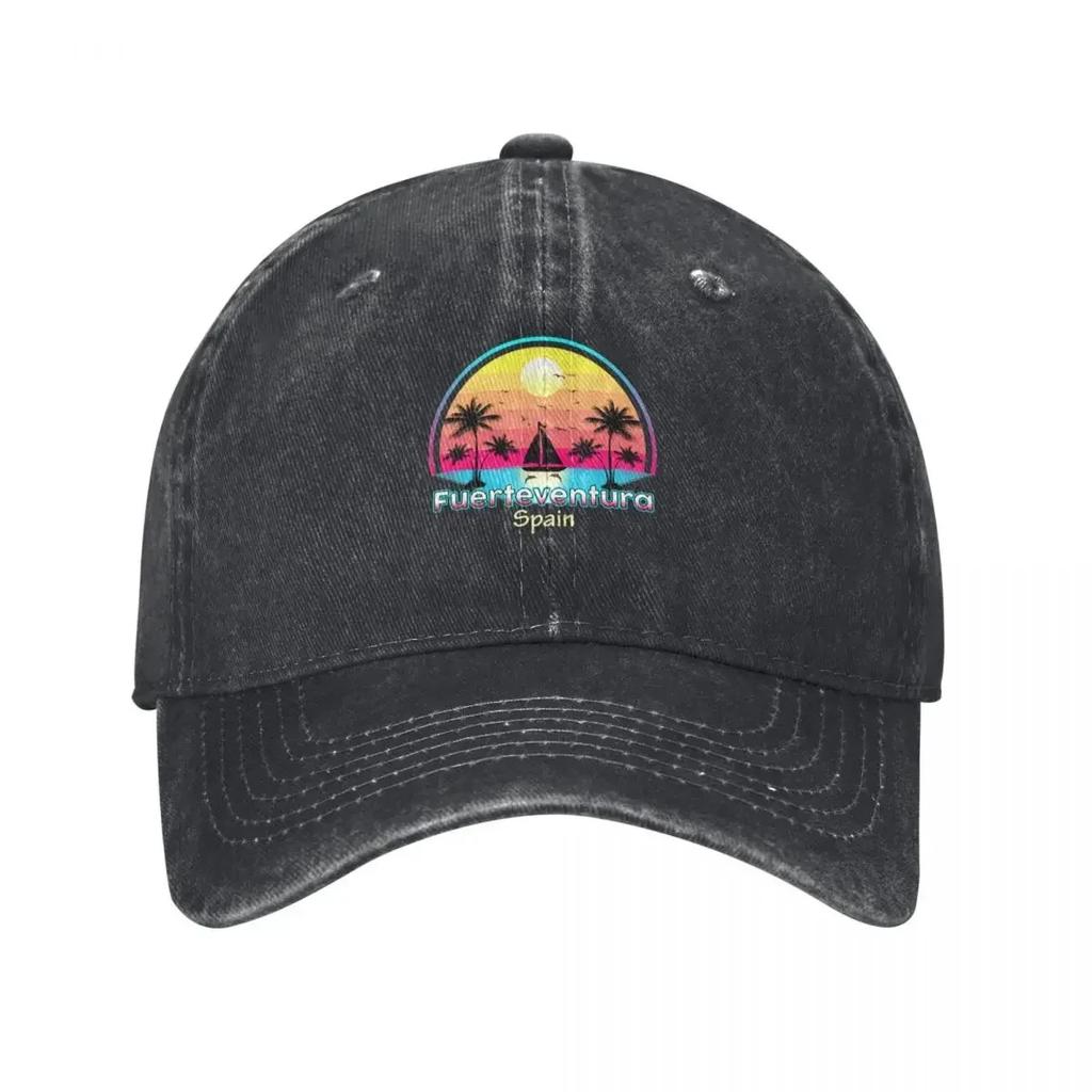 Fuerteventura Islands Spain Summer Vacations Baseball Cap Golf Hat Luxury Unisex cap Military Cap Unisex designer For Unisex Womens