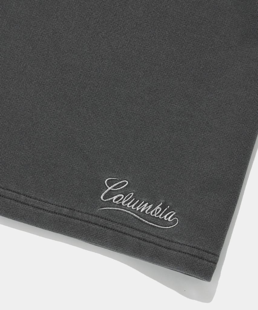 COLUMBIA UNIVERSITY Ny Street Tail Dyed Terry Shorts Pants_Charcoal