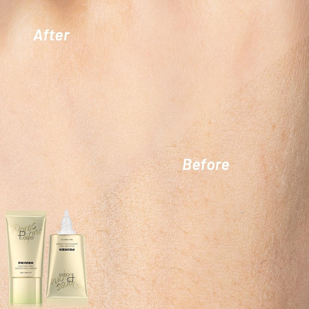 Oil-controlled Breathable Brightening Makeup Pre-creasing Jelly Texture Makeup Primer Waterproof Clothing Can't Remove Makeup Facial Makeup