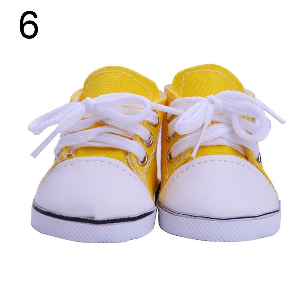 Leker For 18-tommers Dukkeklær Tilbehør 43 cm Dukkesko Fritidssko Tøysko Sneakers