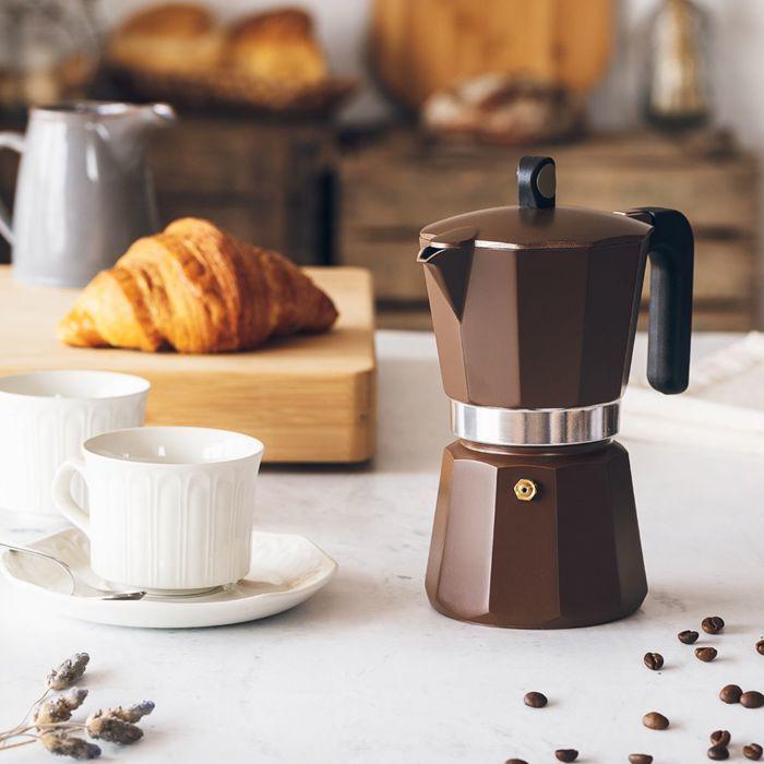 Cafetière - MONIX - NEW CREAM - Aluminium - Crème - 12 Tasses