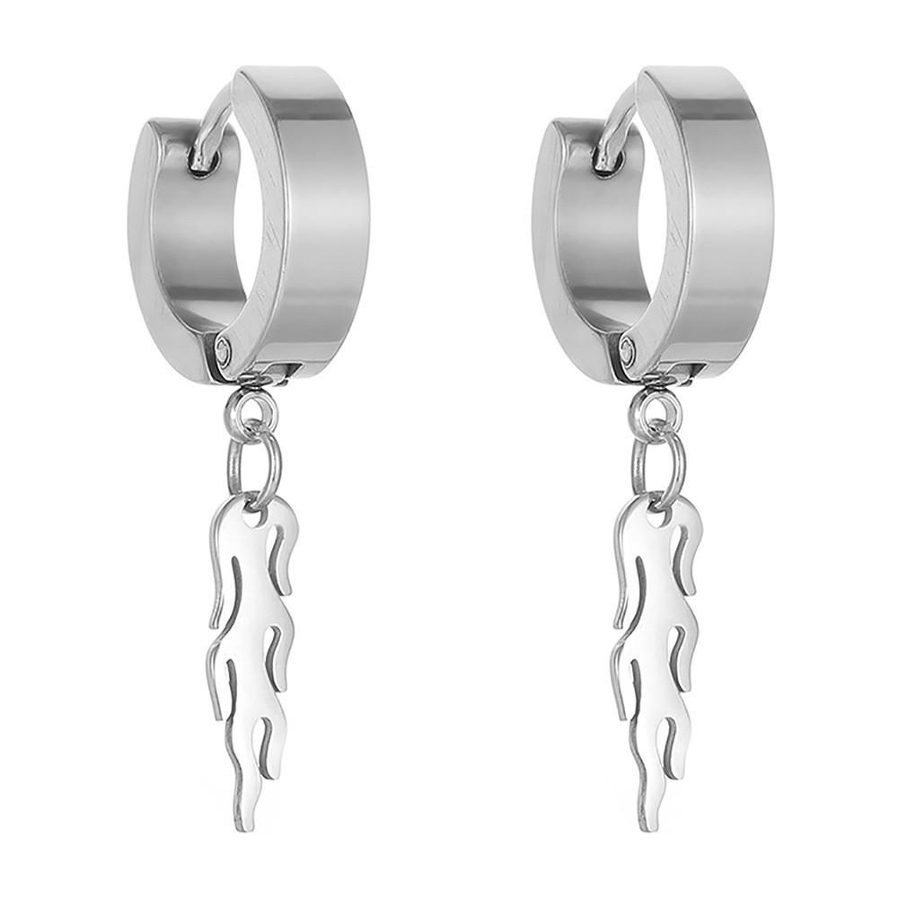 Fashionable Lightning Mushroom Ear Clips For Women Trendy Geometric Alloy Earrings