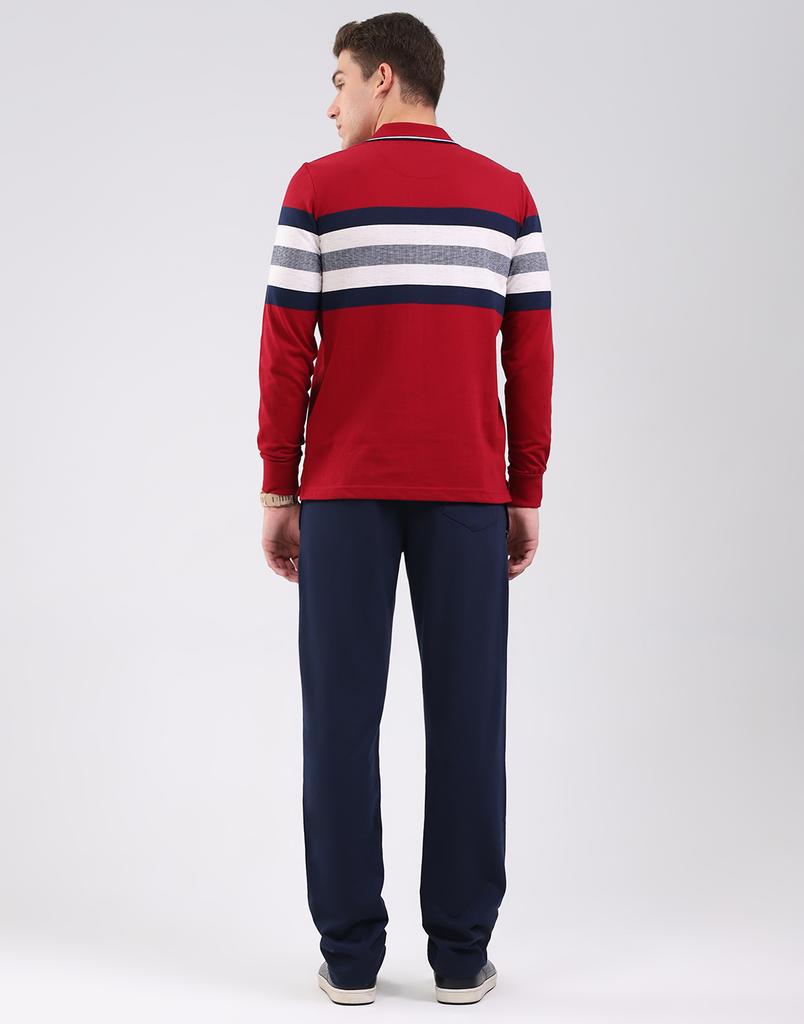 MONTE CARLO Men's Collar Neck Full Sleeve Tracksuit