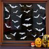 Halloween Static Double Sided Stickers, Colorful Reflective Window Stickers