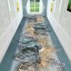 Luxury Long Corridor Carpet Living Room Red Carpets EL Stairs Washable Non-slip Mat Long Rugs for Hallway Decoration Bedroom