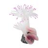 Fish Tank Silicone Coral Concrete Base Simulation Plant Decoration Aquarium Ornaments White